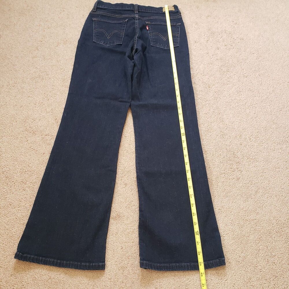 Vintage Y2k Levi's 512 Perfectly Slimming Boot Cut Jeans Dark Wash Size 6 S - Picture 7 of 11